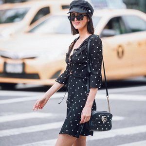 For Love & Lemons Luciana Polka Dot Dress